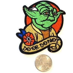 Yoda patch iron on Star Wars Jedi DIY Do or Not Do